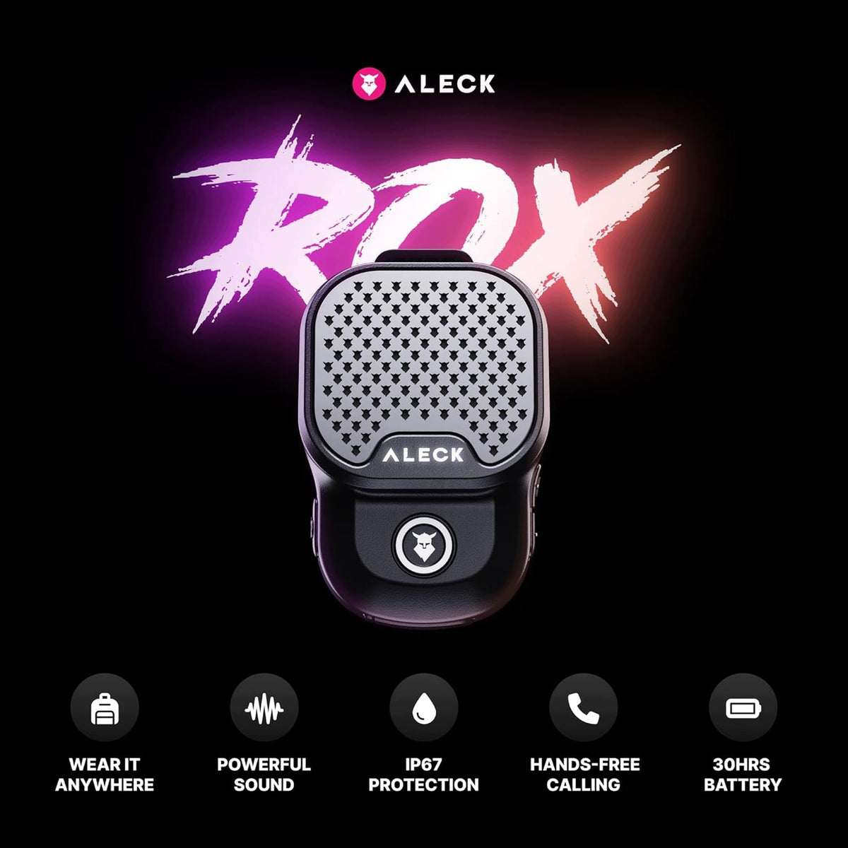 Bluetooth Speaker Portable Waterproof with Clip and Stereo Microphone 32h Model other