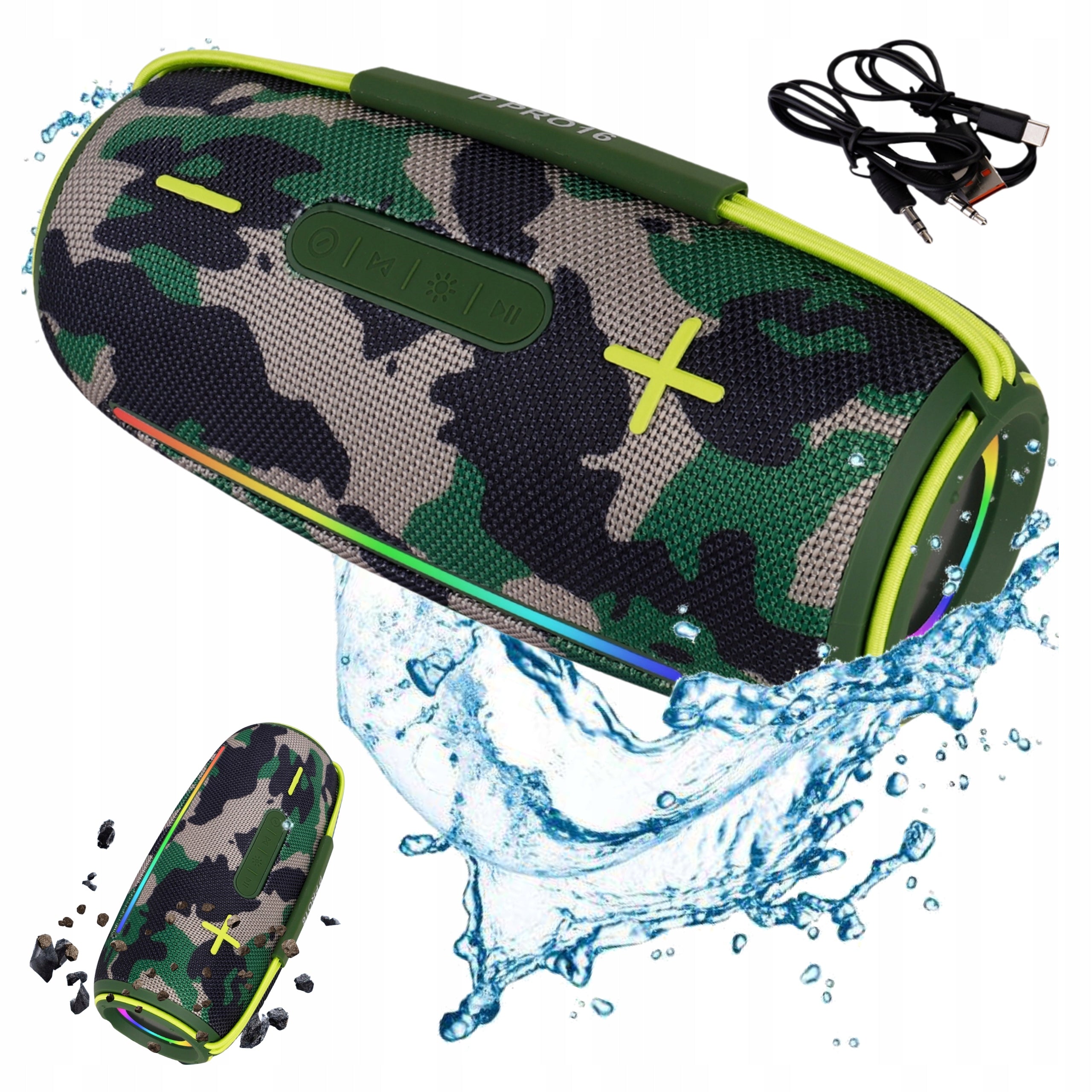 Bluetooth Speaker Portable Wireless BT with TWS Radio Pro16 Large USB
