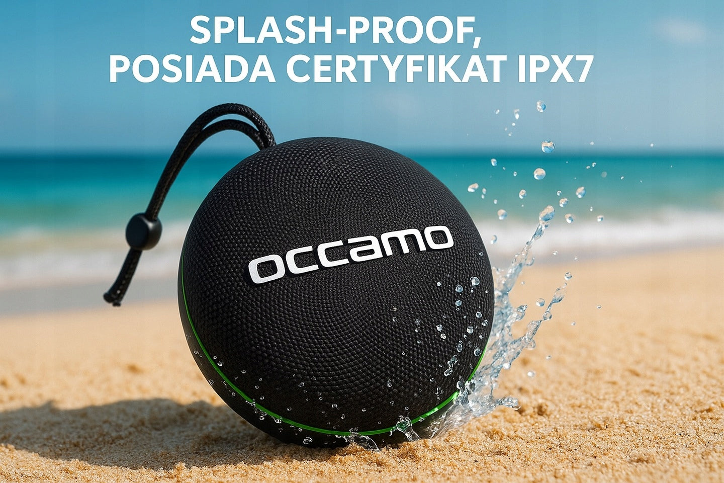 Bluetooth Speaker Portable Wireless OCCAMO Thunder 10W Waterproof Manufacturer code Thunder