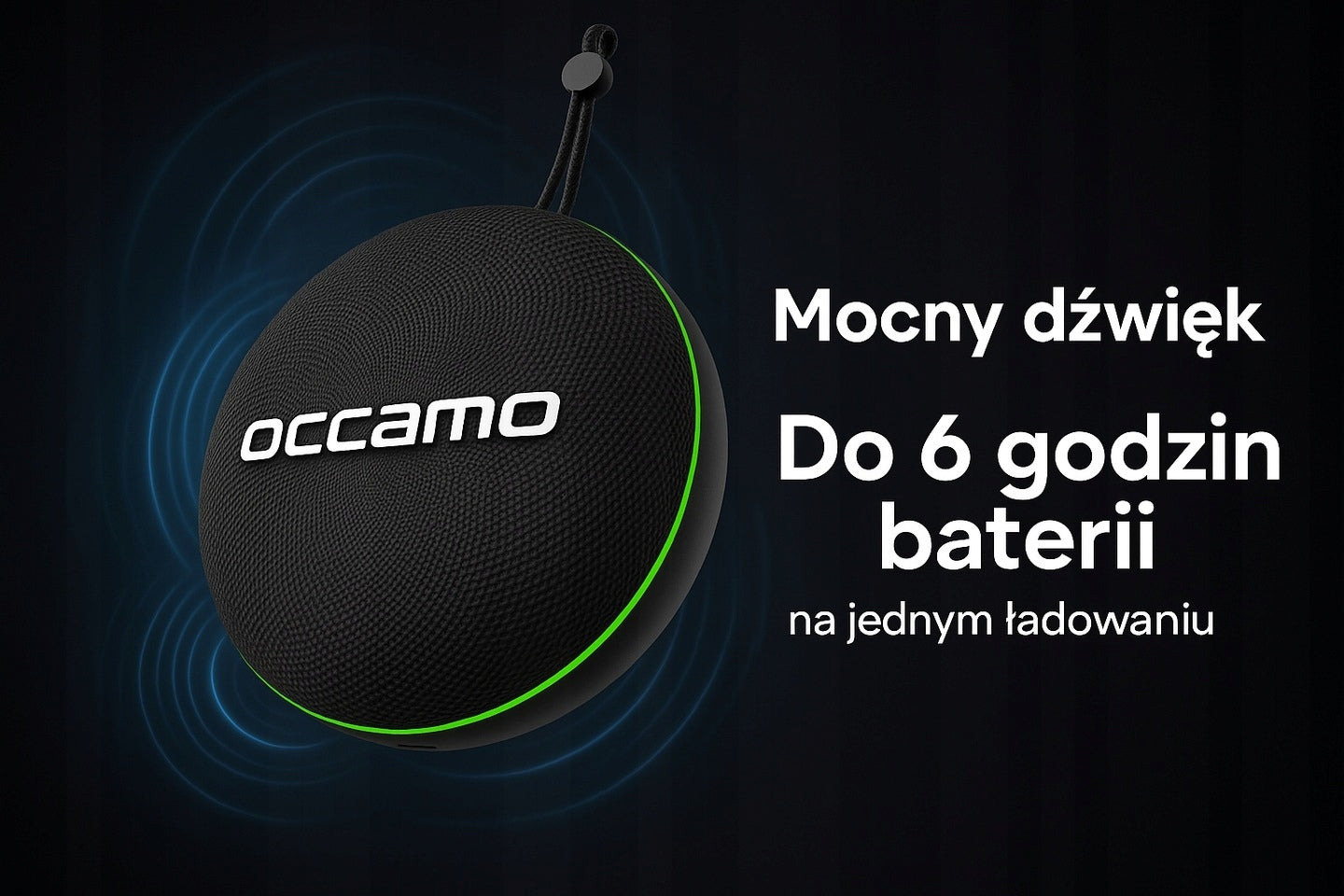 Bluetooth Speaker Portable Wireless OCCAMO Thunder 10W Waterproof Packaging status original