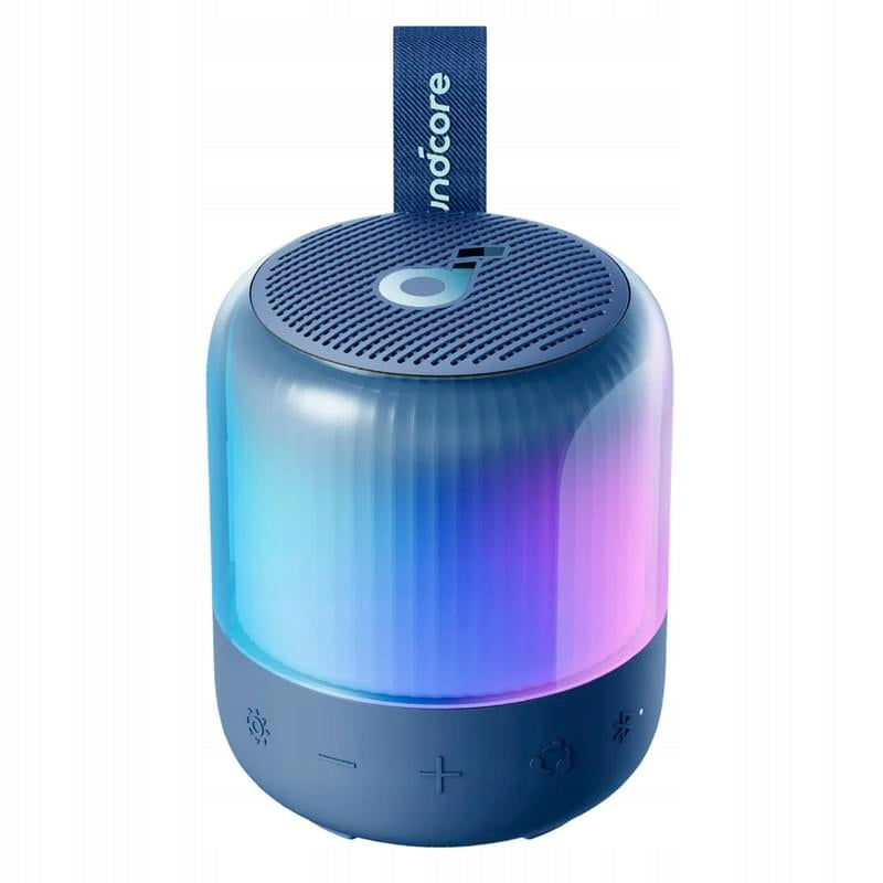 Bluetooth Speaker Portable soundcore Glow Mini Blue IP67 LED