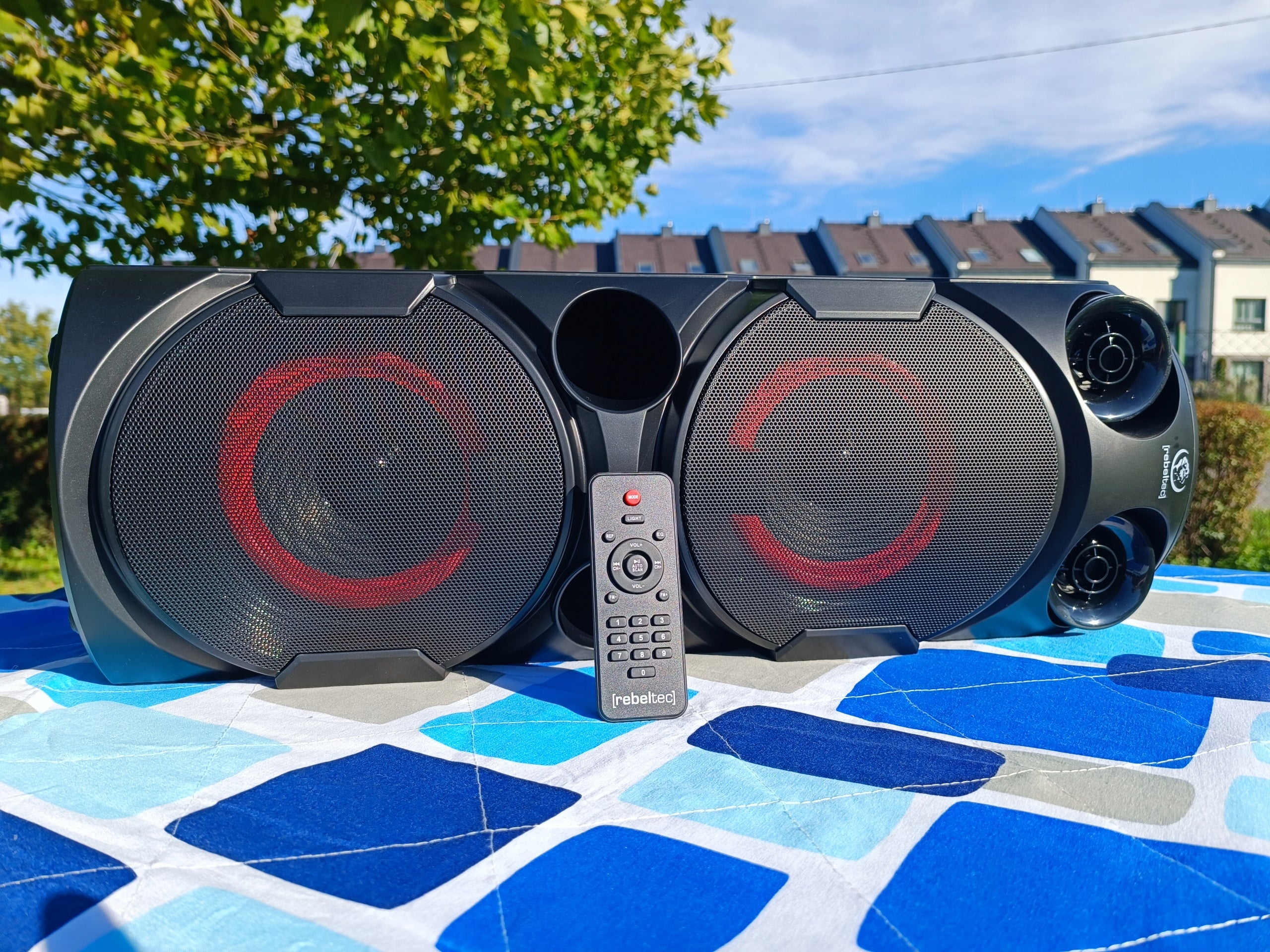 Bluetooth Speaker Rebeltec SoundBOX 630 KARAOKE CONSTRUCTION SPEAKER Brand Rebeltec