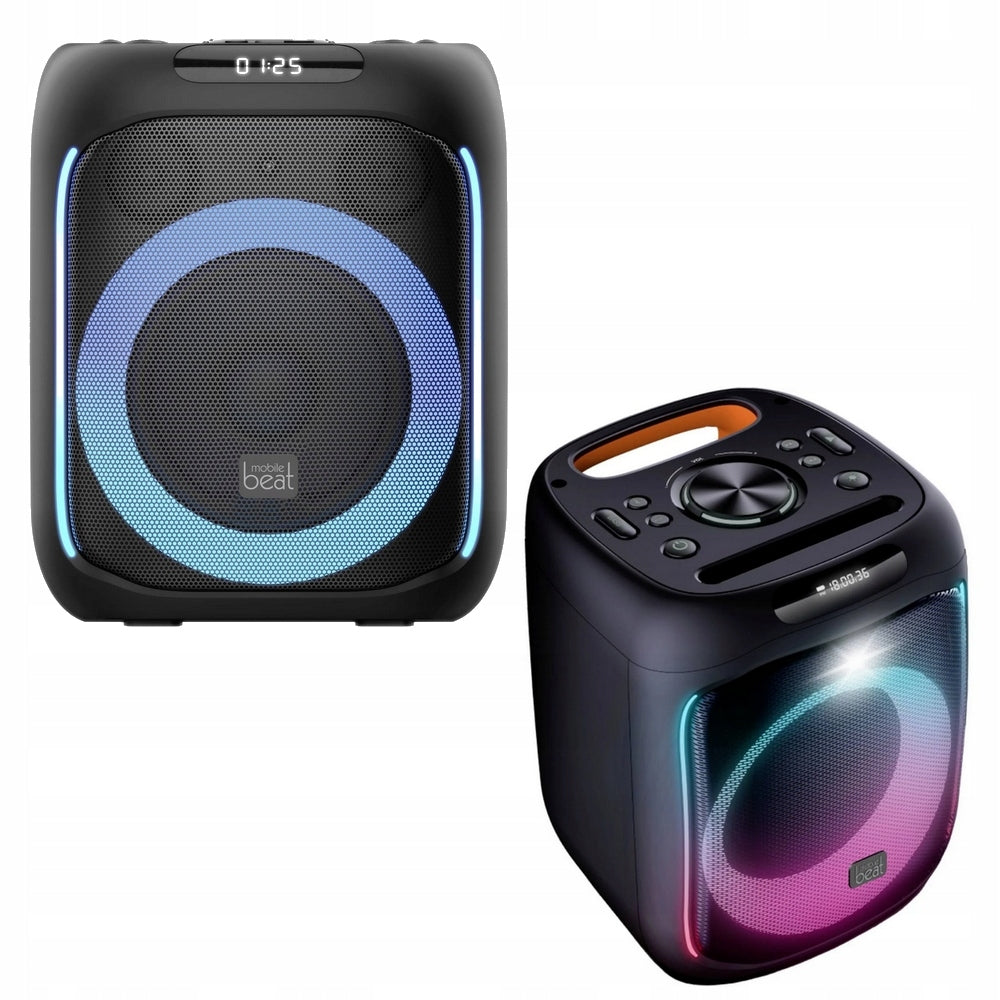 Bluetooth Speaker Rechargeable 300W Holder 8 Light Effects Mega Bass Brand Silva Schneider