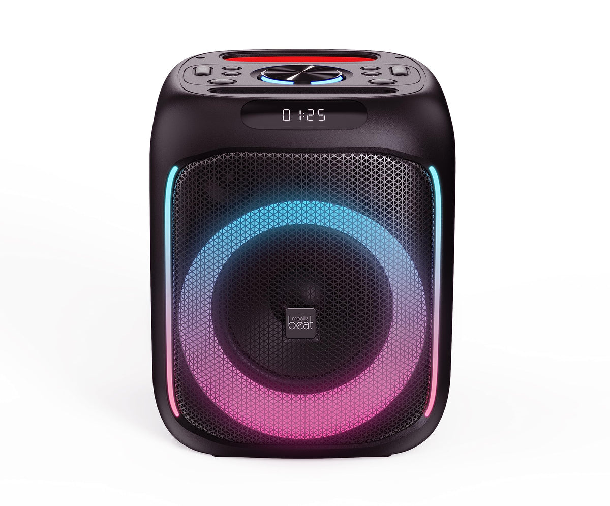 Bluetooth Speaker Rechargeable 300W Holder 8 Light Effects Mega Bass