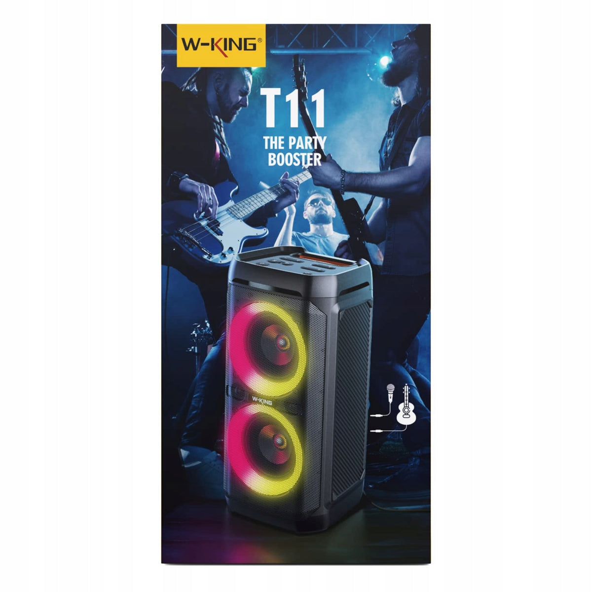 Bluetooth Speaker W King T11 240W IPX6 Waterproof Stereo 115dB Speaker
