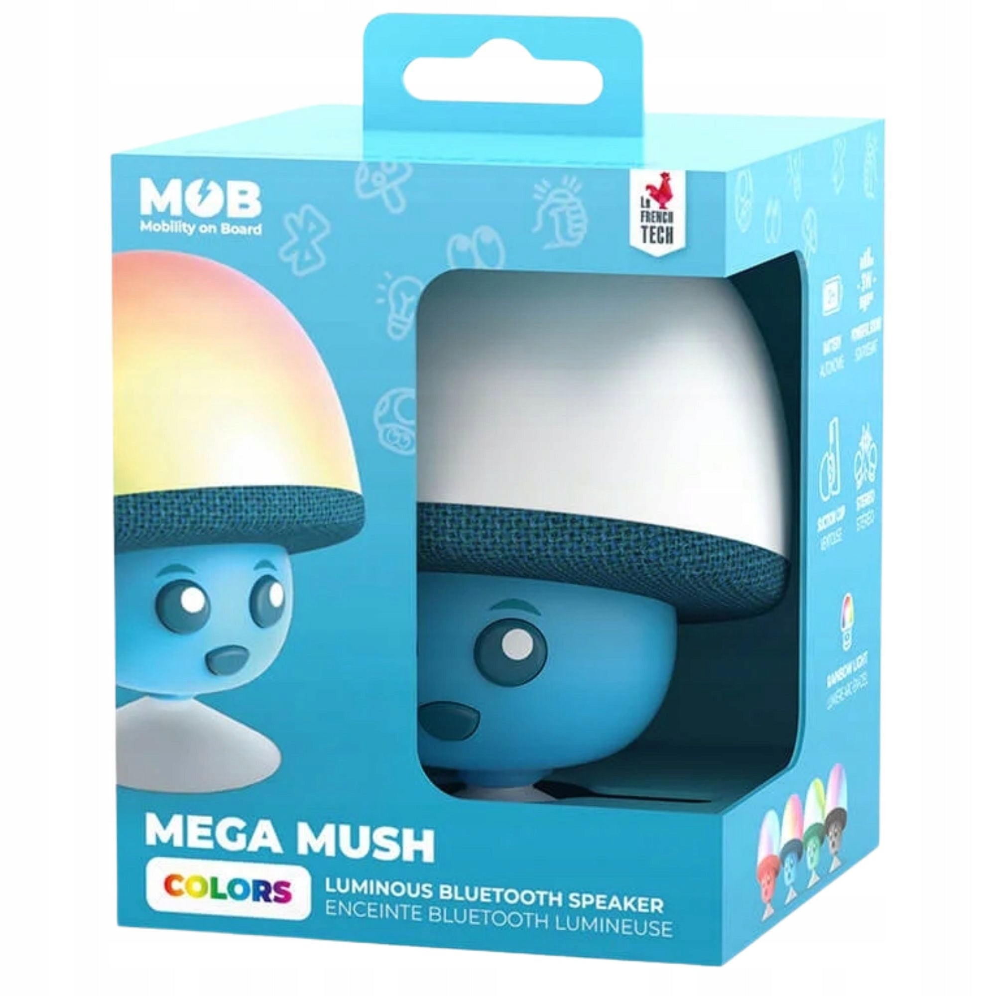 Bluetooth Speaker Wireless Portable Blue - Mobility On Board EAN (GTIN) 3701613300781