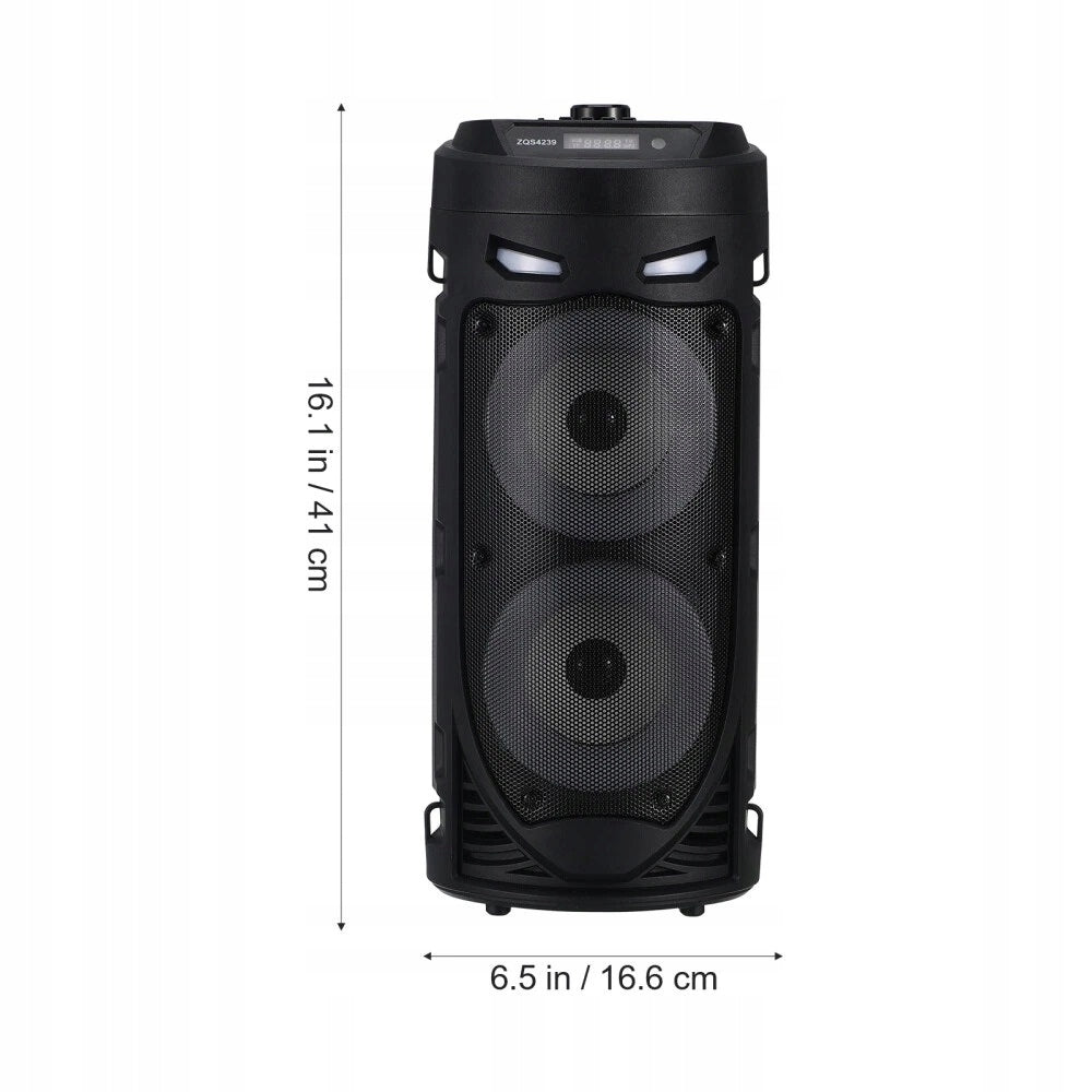 Bluetooth Speaker With Led, Microphone And Remote Control | Events, Grills, Picnics Packaging status original