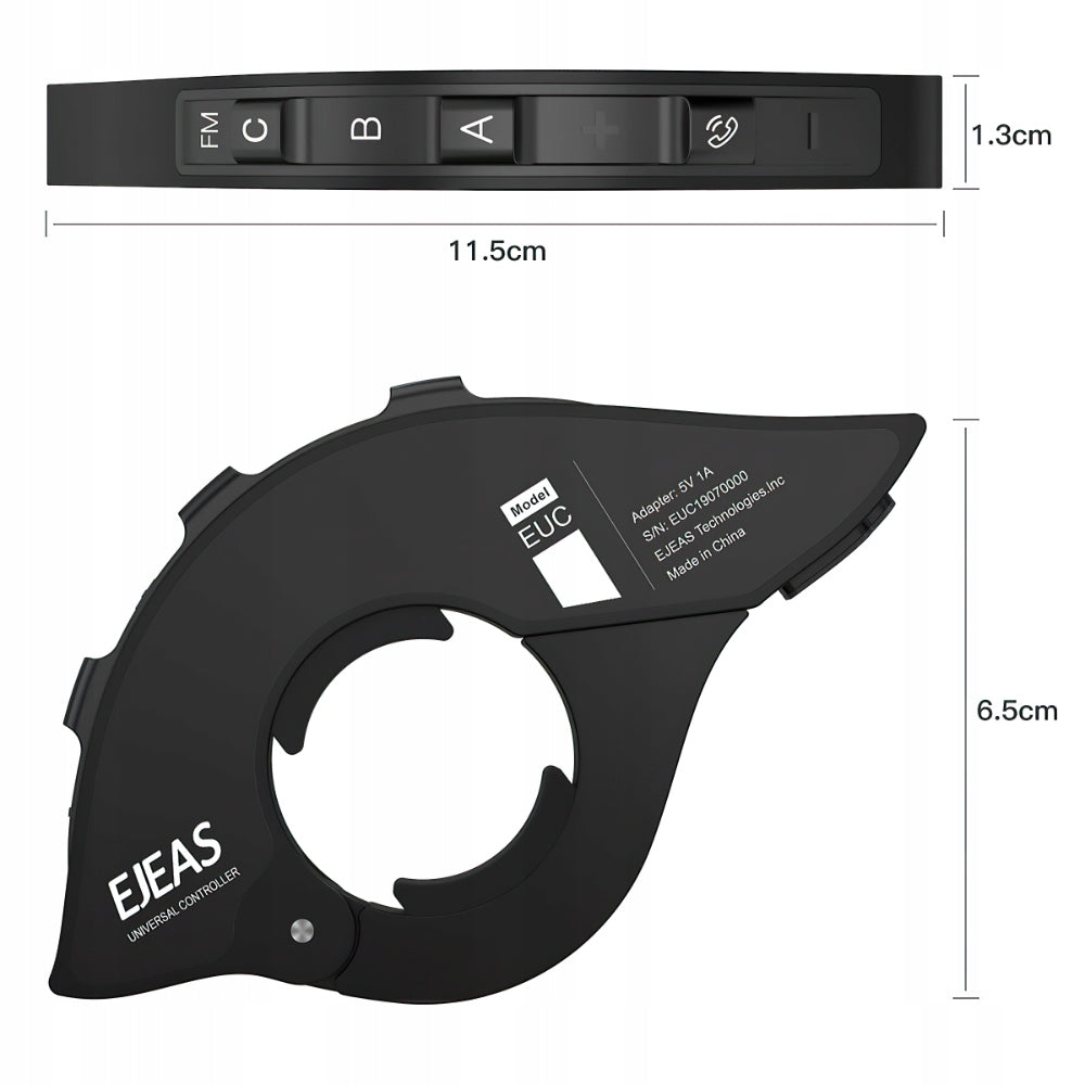 Bluetooth Steering Wheel Control EUC Motorcycle Intercoms Ejeas Manufacturer Ejeas