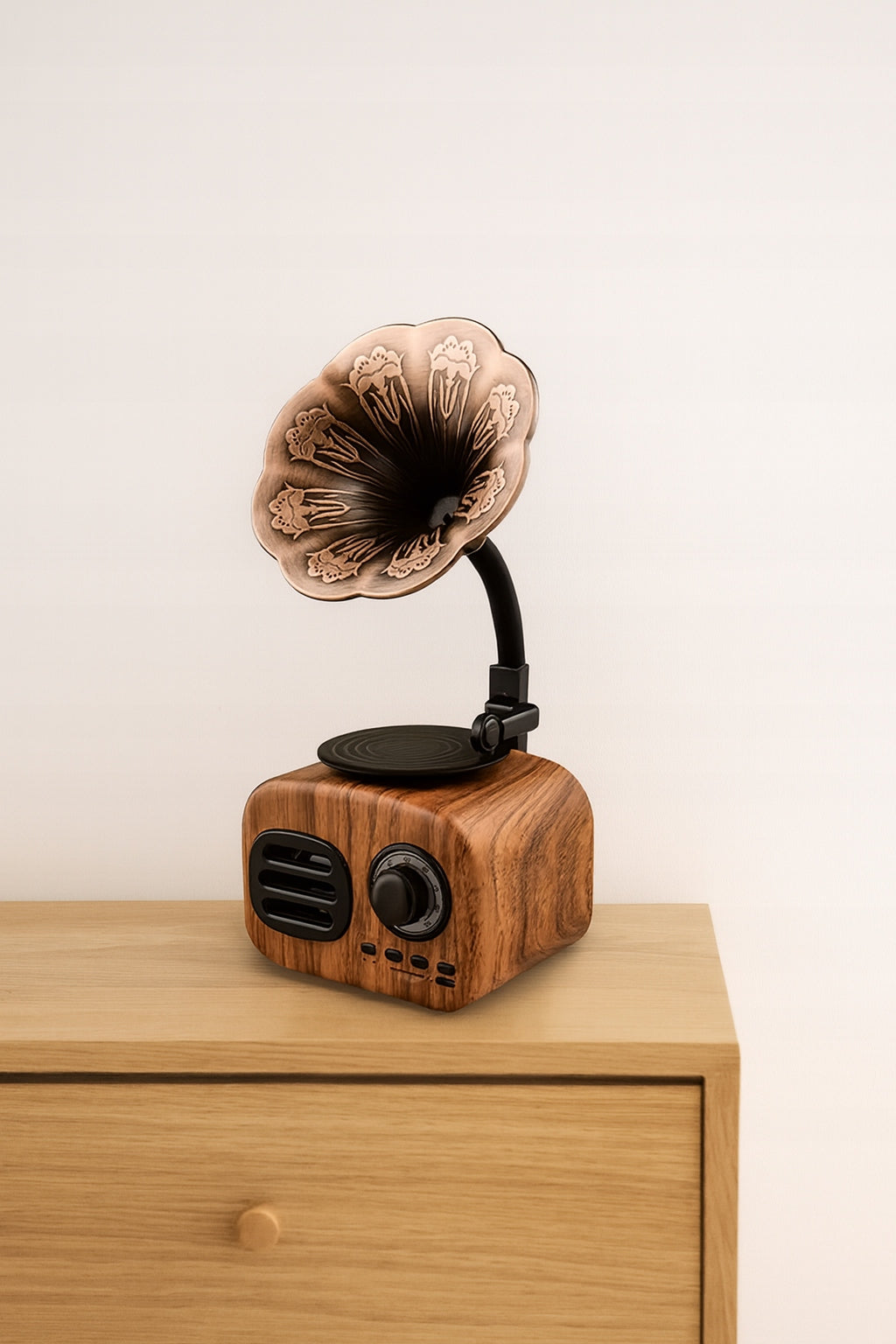 Bluetooth Turntable Portable Retro Speaker Wireless Unique Decoration Brand no brand