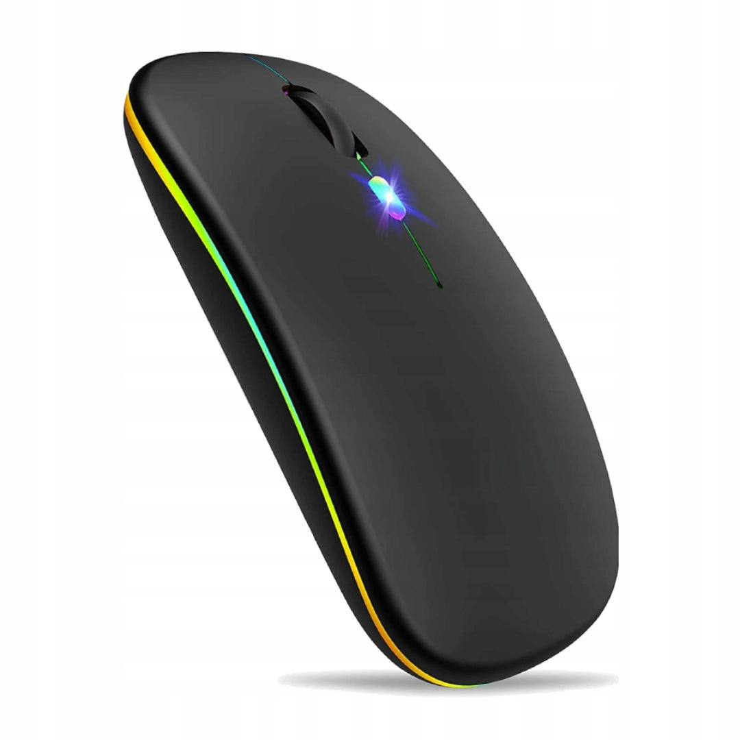Bluetooth + USB Mouse 2,4GHz LED Black Mouse Wireless Rechargeable Manufacturer code MBUSB