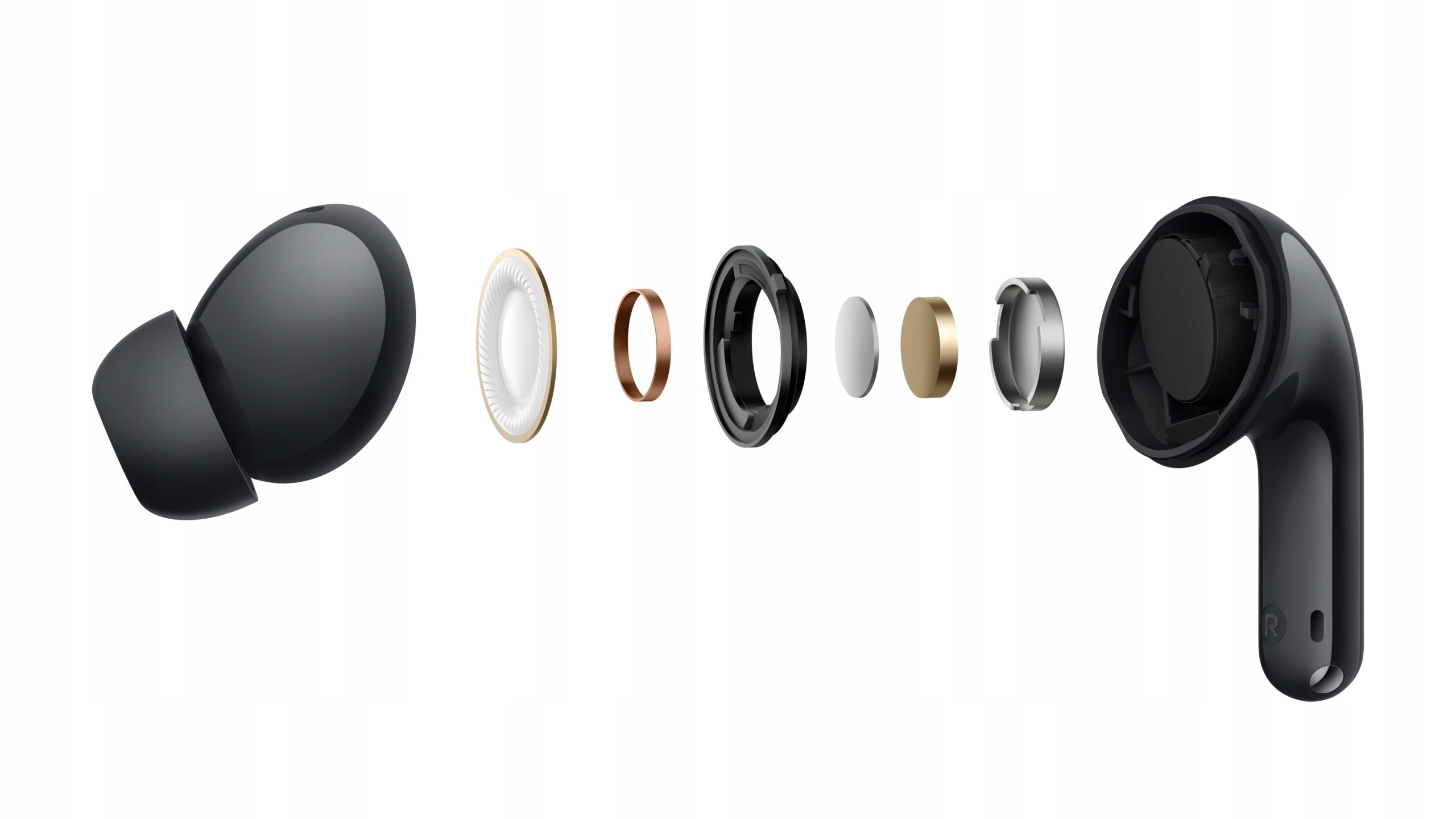 Bluetooth Wireless Headphones Xiaomi Redmi Buds 8 Lite Black ANC 36h Manufacturer code 71620
