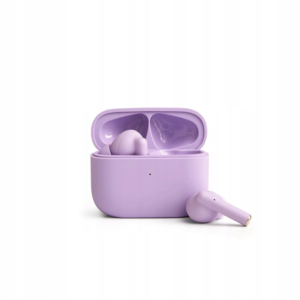 Bluetooth Wireless In-Ear Headphones TWS Purple Colorum Batteries included yes