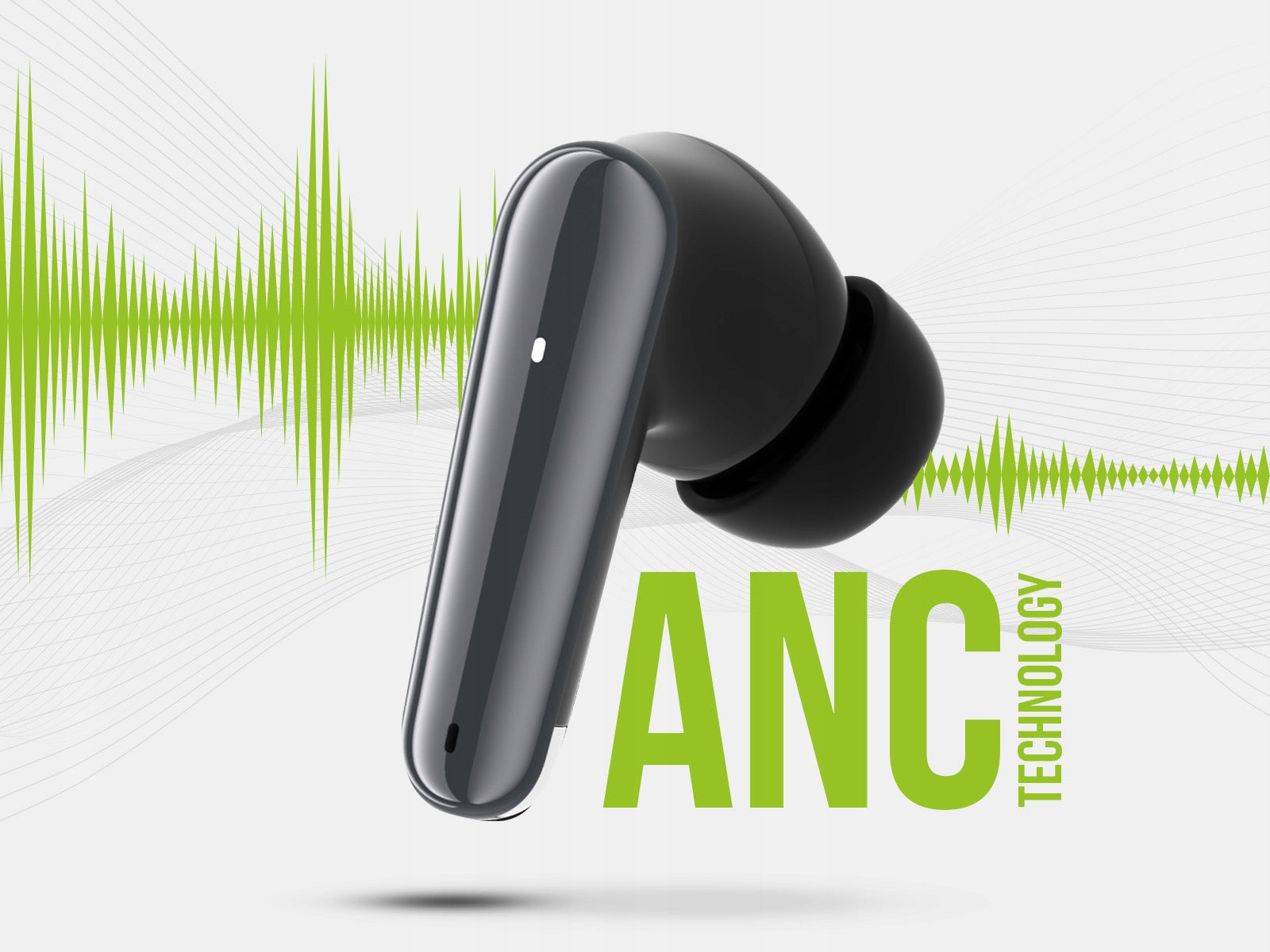Bluetooth Wireless In-Ear Headphones With ANC USB C Microphone Packaging status original