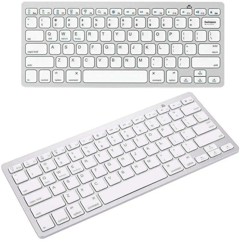 Bluetooth Wireless Keyboard Backlit Quiet for iPad PC