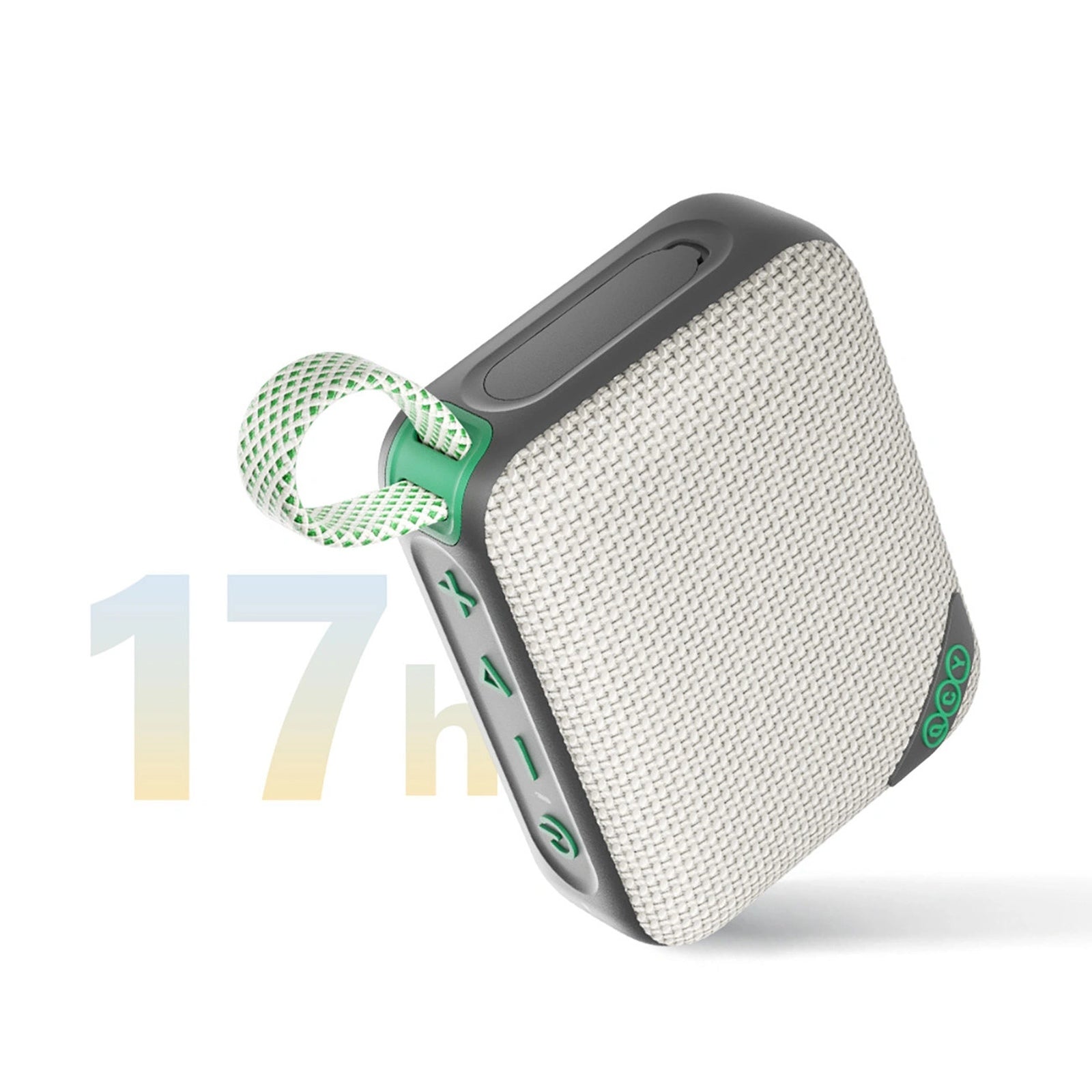 Bluetooth Wireless Speaker with RGB Backlight IP67 - Grey Green Brand QCY