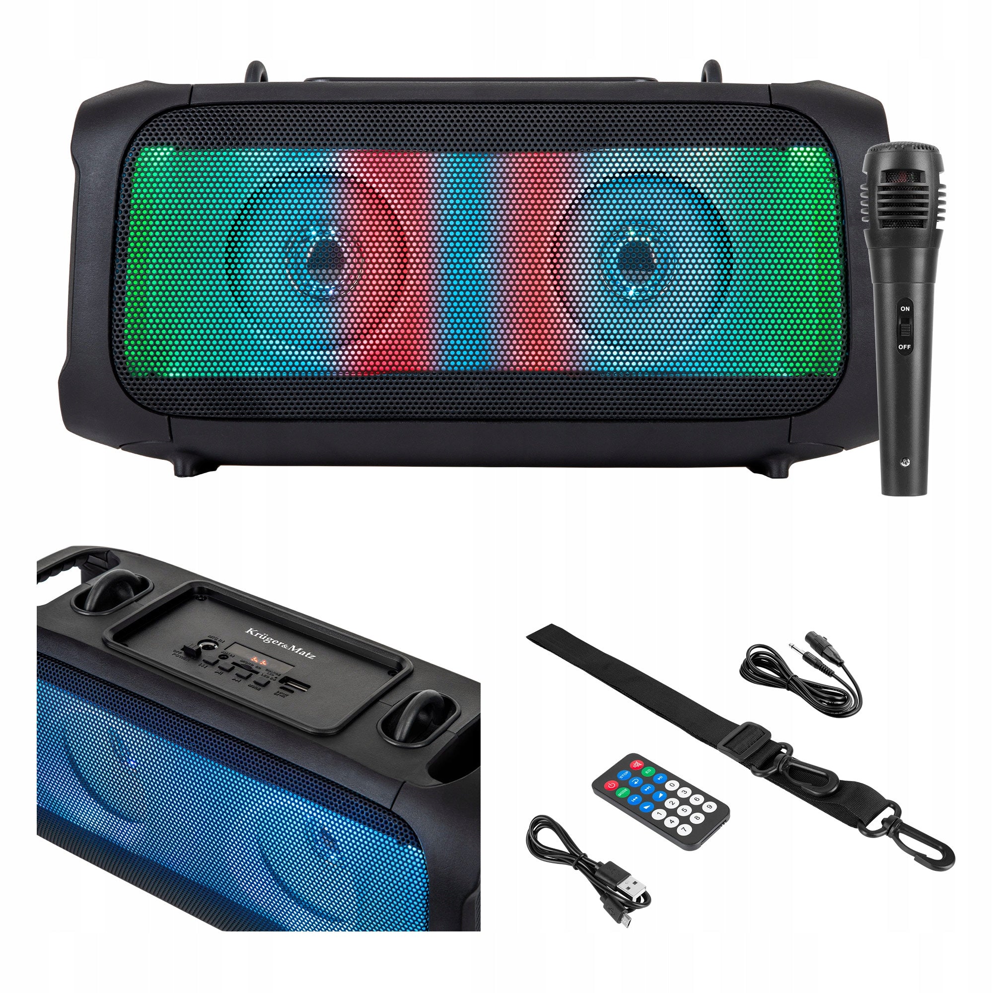 Bluetooth micro SD USB AUX speaker Kruger&Matz