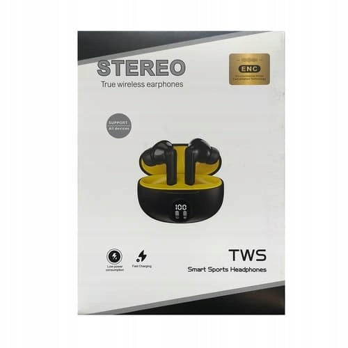 Bluetooth sluchátka s mikrofonem bílé Brand no brand