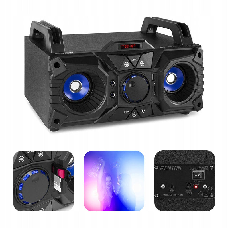 Bluetooth speaker BOOMBOX BT SD USB AUX rechargeable battery