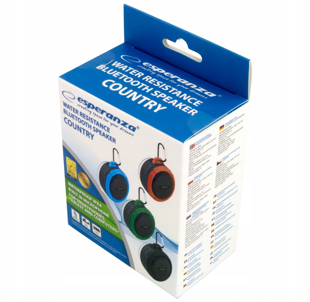 Bluetooth speaker COUNTRY black-black Batteries included yes