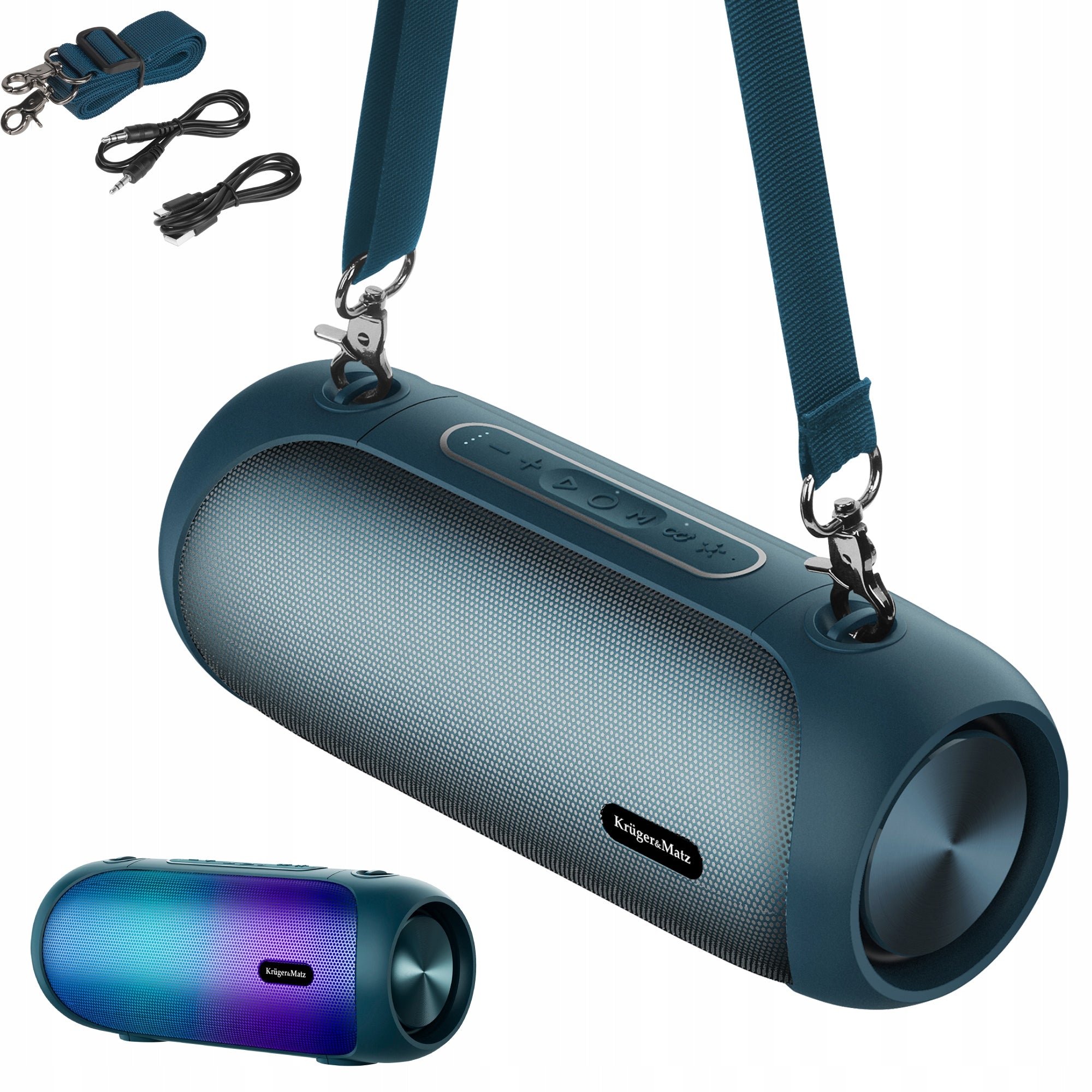Bluetooth speaker IPX5 USB AUX 30W TWS FM Radio BT 5.0 Boombox Kruger&Matz