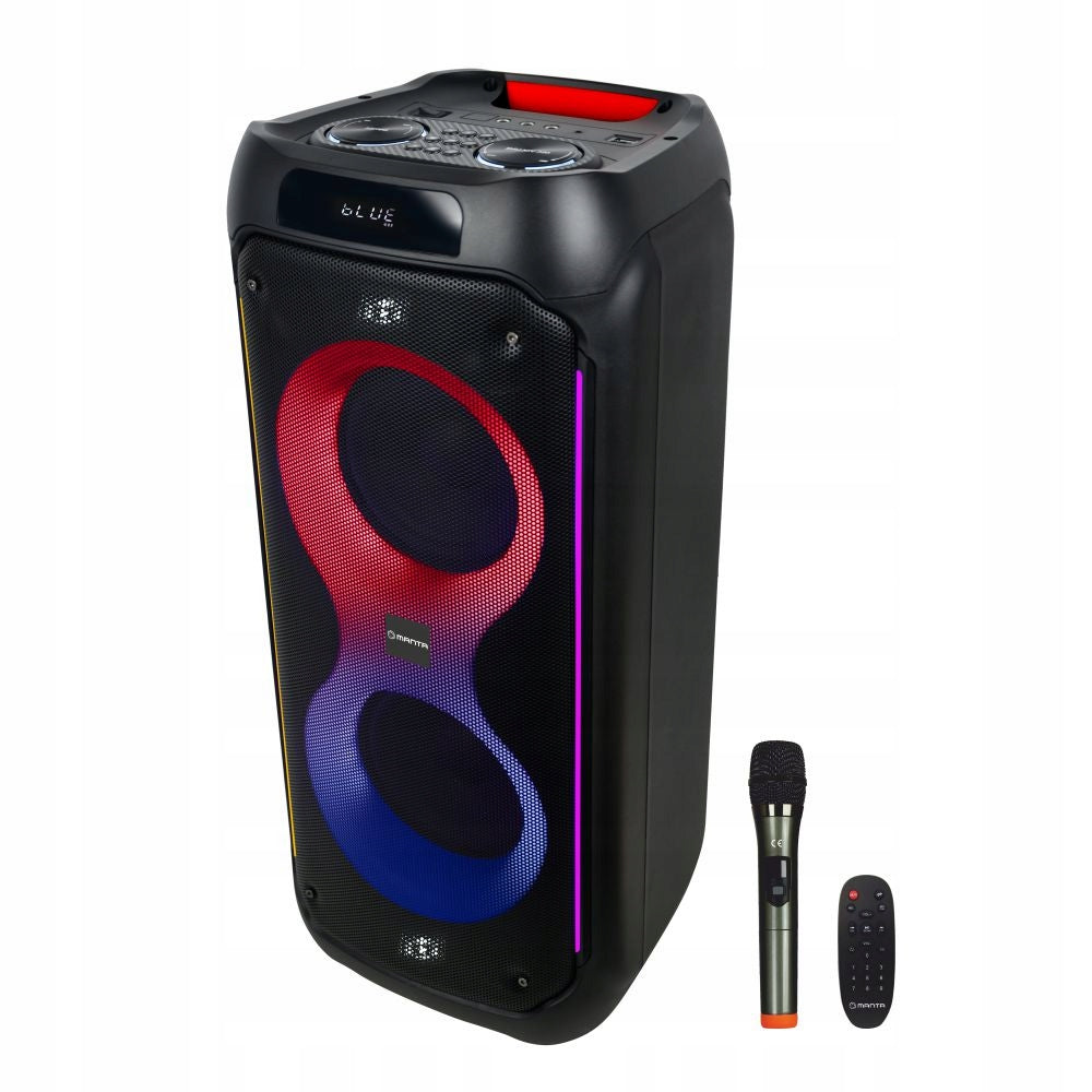 Bluetooth speaker Karaoke Power Audio Manta PALLAS microphone remote control 140W Packaging status original