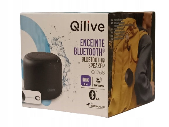 Bluetooth speaker Qilive Q1768 3W IPX5, waterproof, USB-C, 10h, BT 5.4 Packaging status original