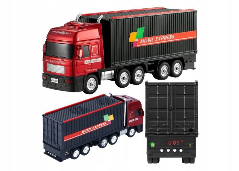 Bluetooth speaker RETRO WS-528 TRUCK ,10W,FM radio,USB, red Packaging status original
