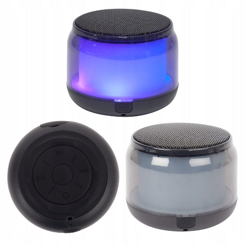 Bluetooth speaker with Sologic LED RGB 4h 3Watt light Packaging status original