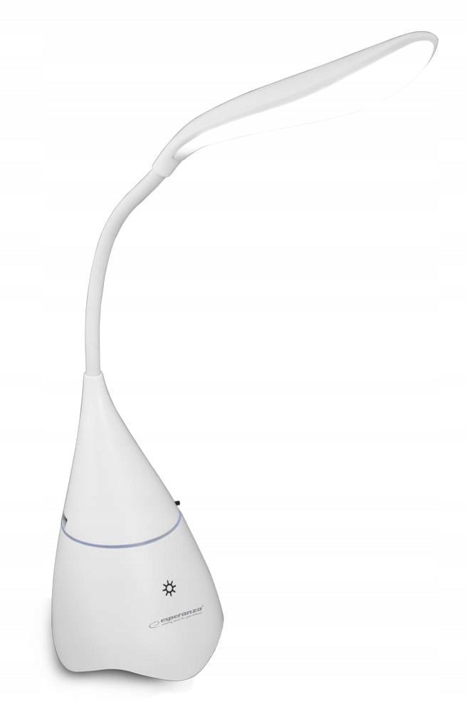 Bluetooth speaker with led charm white