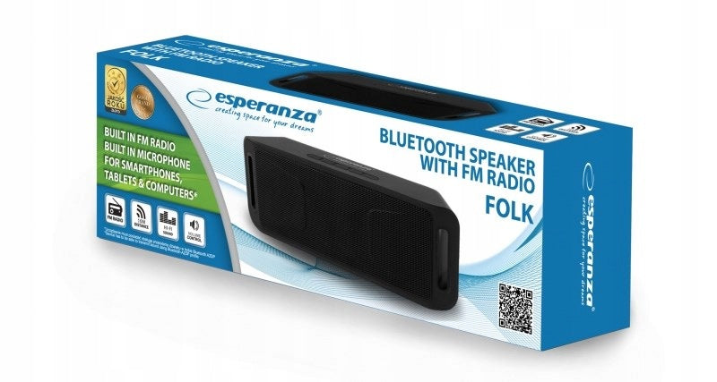 Bluetooth speakers Esperanza FOLK EP126KK (black) Model other