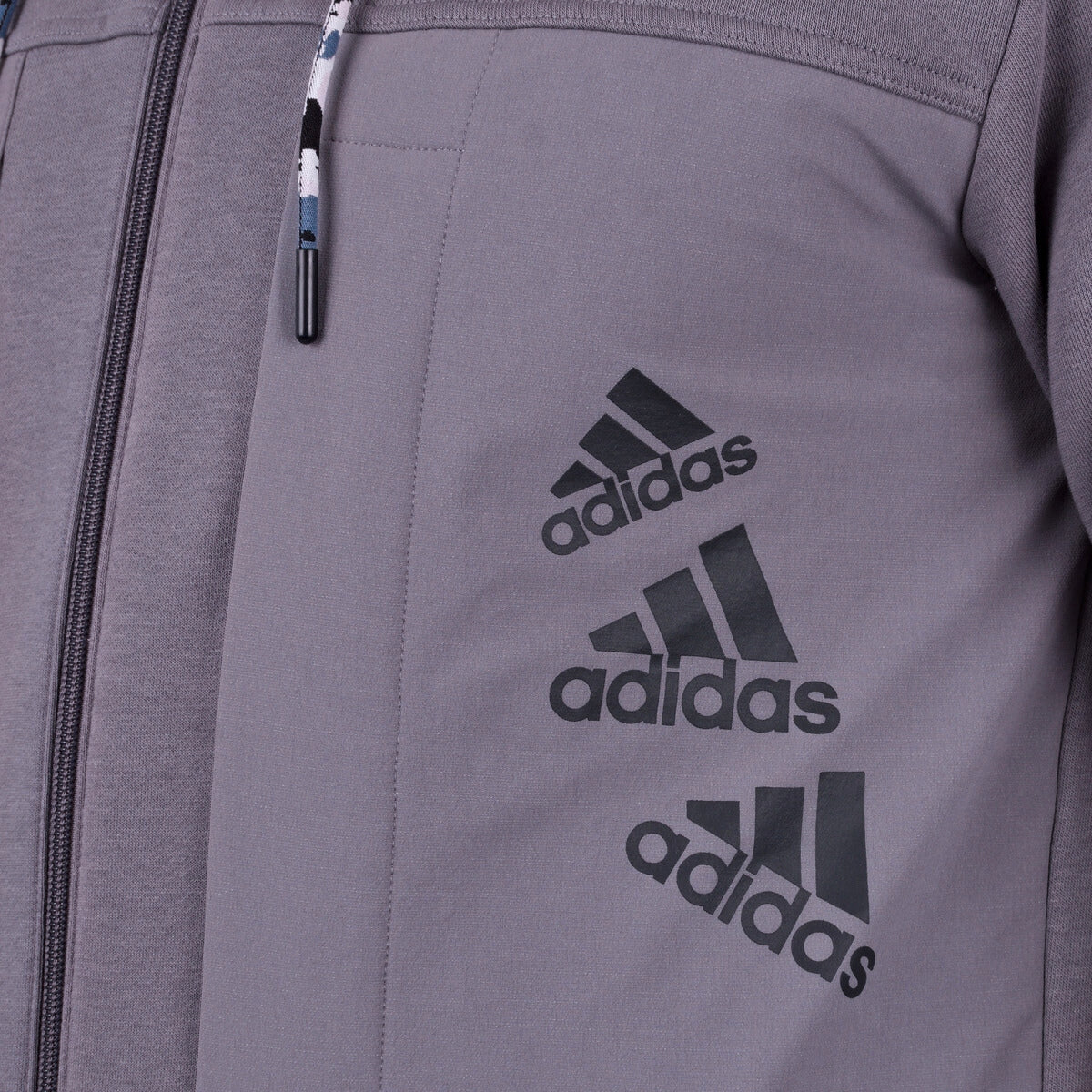 Džemperis vyrams Adidas Q4 BL FZ HD, pilkas