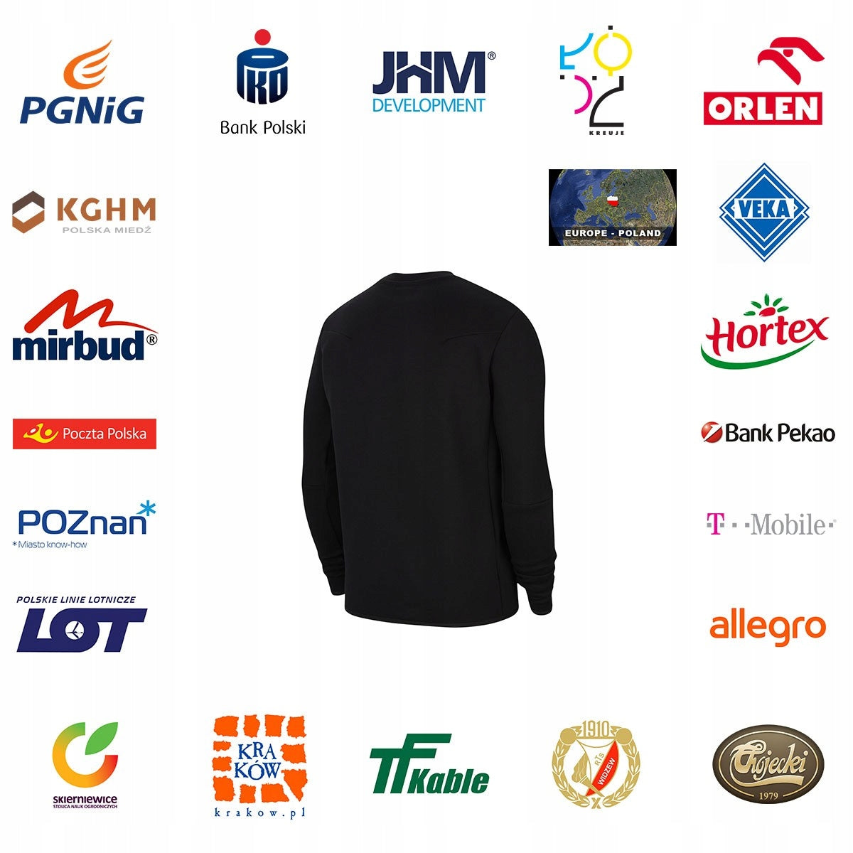 Pullover für Herren Nike NSW Repeat Crew M CZ7824-010, schwarz 