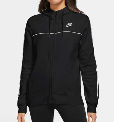 Pullover für Damen Nike MLNM FLC FZ, schwarz 