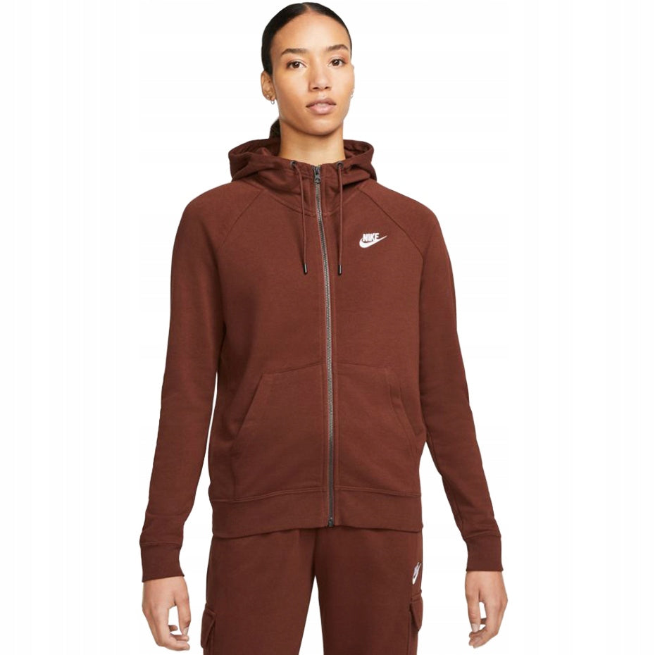 Džemperis moterims Nike NSW Essential Sweatshirt W BV4122273, rudas