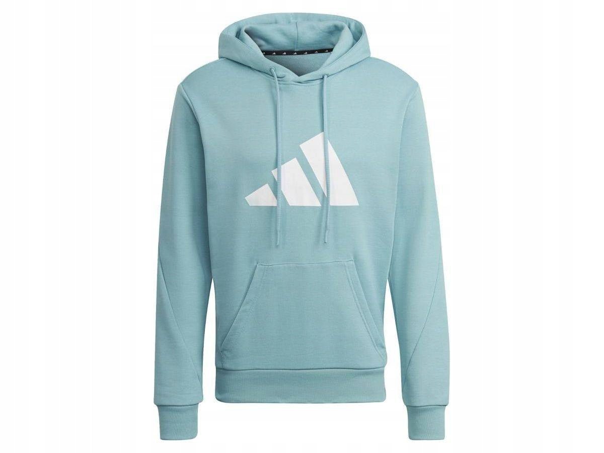 Pullover für Herren Adidas M Fi 3B Hoodie HA7681, blau 