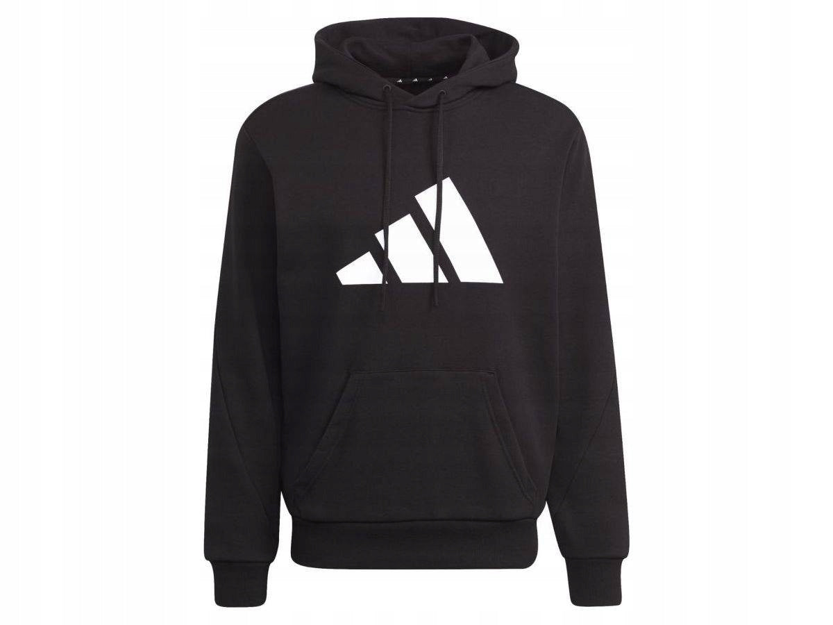 Pullover für Herren Adidas M Fi 3B Hoodie H39801, schwarz 