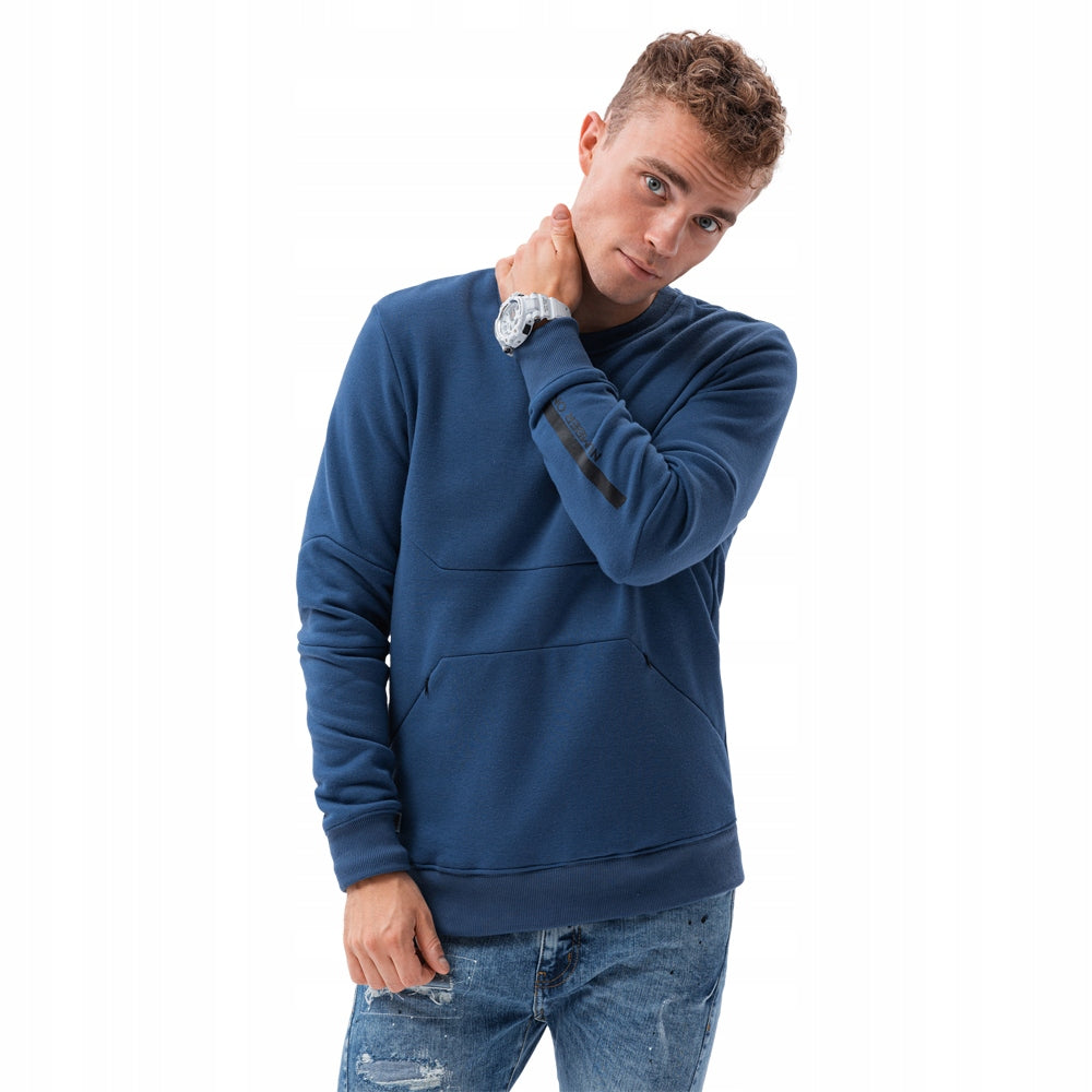 Džemperis vyrams Ombre Clothing B1349, mėlynas