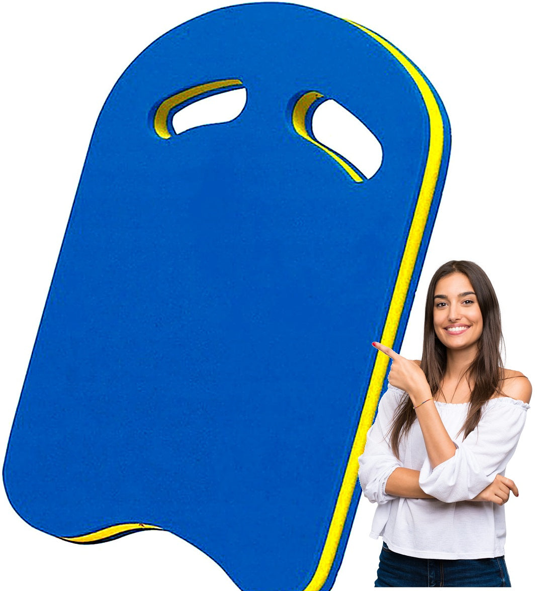 Board COMFY Pro 43x28 CM Foam Training for Learning to Swim Blue
