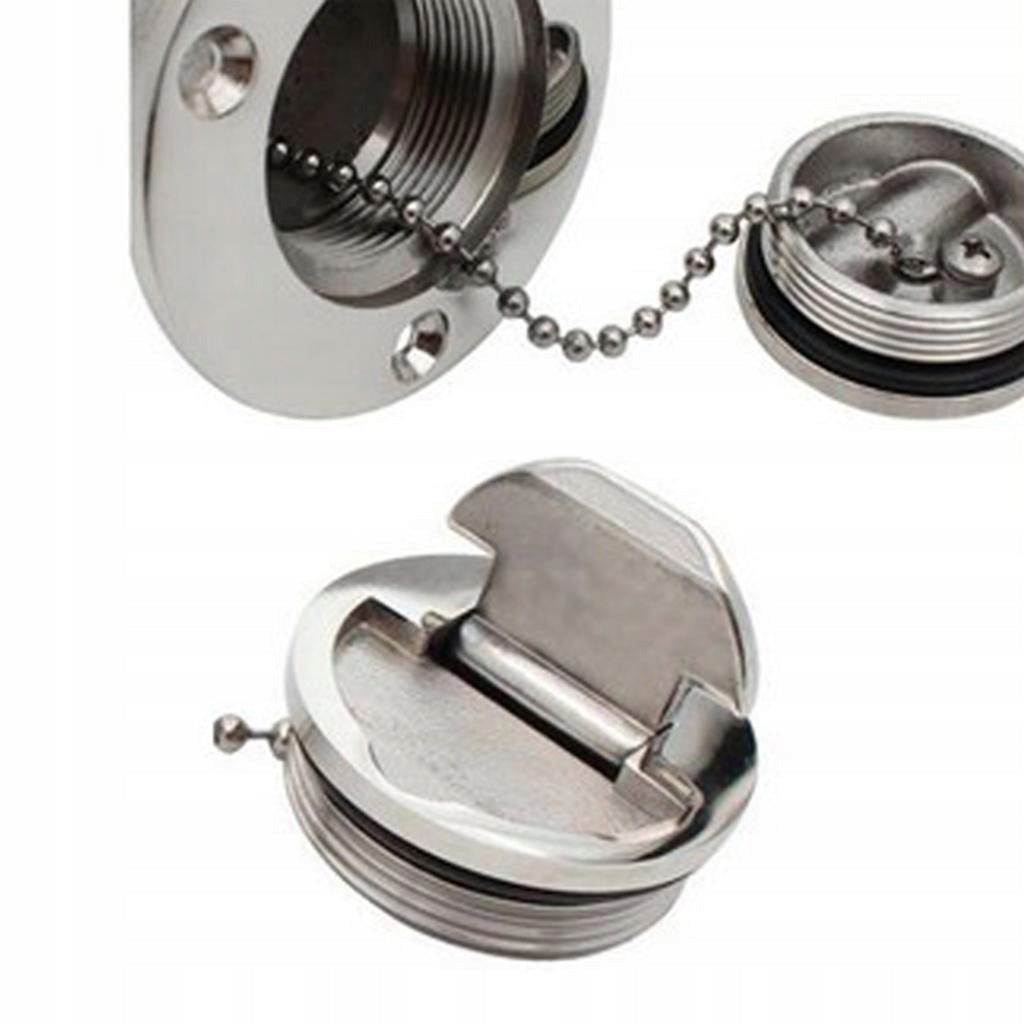 Boat Deck Filler Water Tank Deck Fill with Chain Yacht Campervan 38mm 38mm Weight 0 kg