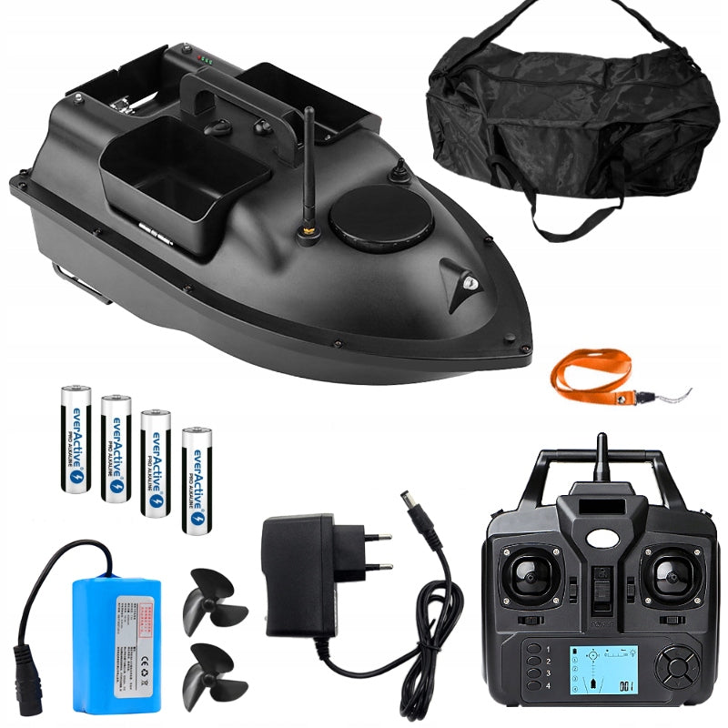 Boat Flytec V010 RC GPS 3 Feeders 2000g 500m Remote Control Bag FREEBIE