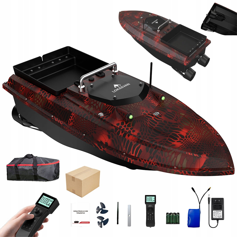 Boat LOKEEVAN D80E Dual Motor 12V 46800mAh 4m/s GPS+Beidou