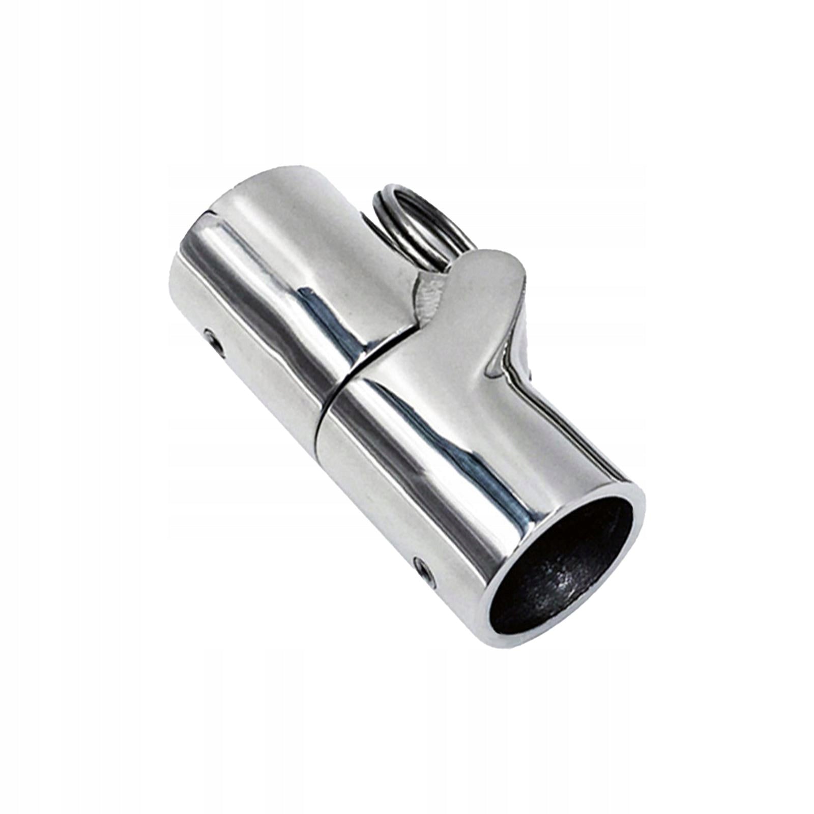Boat Tube Connector, Stainless Steel Fittings, Hinged Swivel Coupler 25MM Rod material carbon fiber