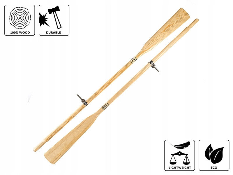 Boat lifeboat paddles + John Paddle (set - 2 pieces) 210 cm