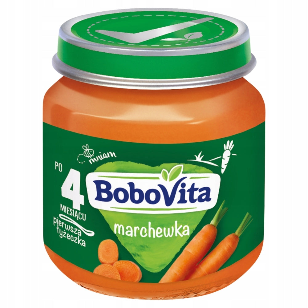 BoboVita Carrots after 4 months 6x125 g Brand Bobovita