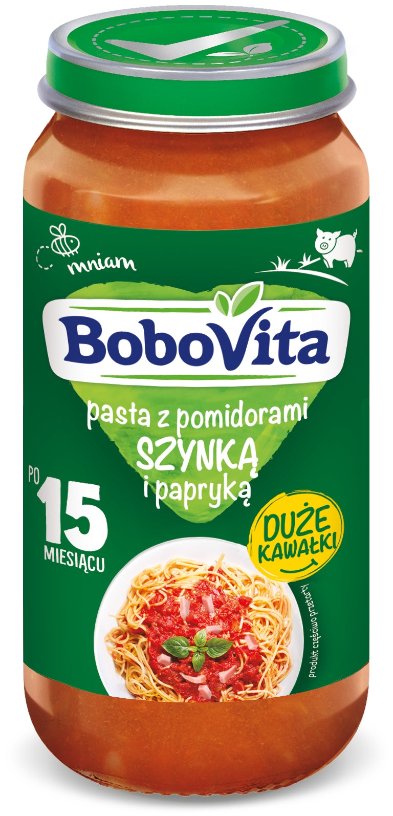 Bobovita Lunch Paste with Tomatoes Ham and Peppers 15m+ 250g