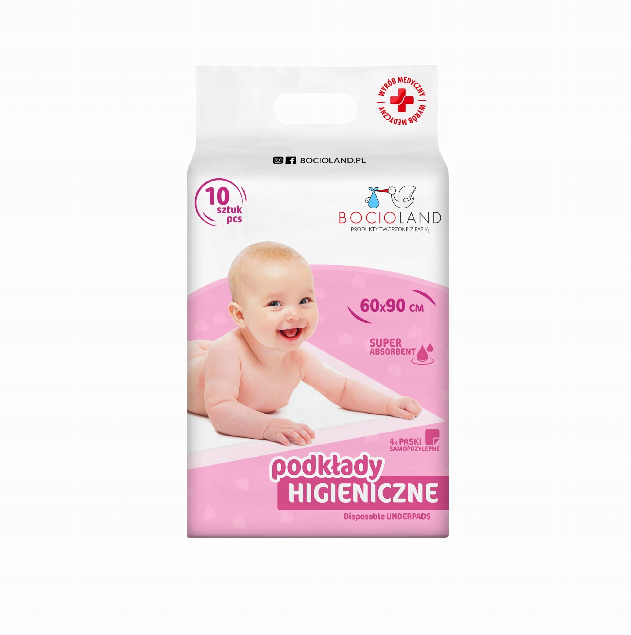 Bocioland disposable sanitary pads for changing 60x90 cm