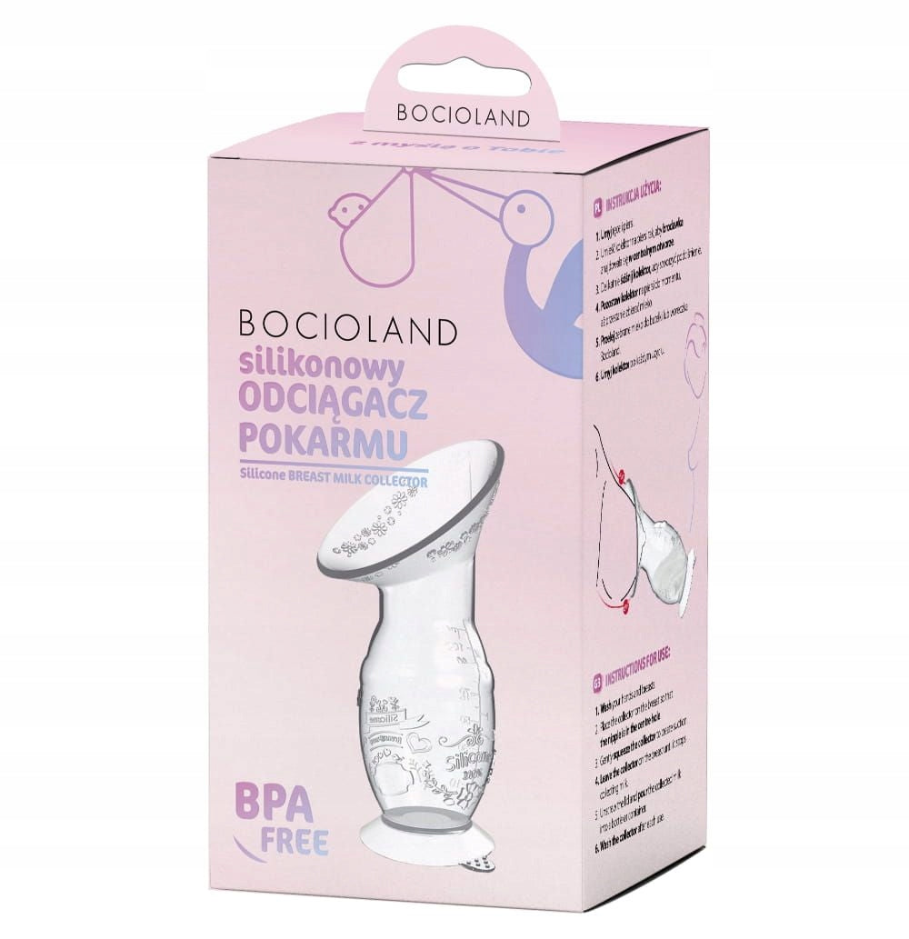 Bocioland silicone collector for milk manual milk extractor 1 piece Medical device no
