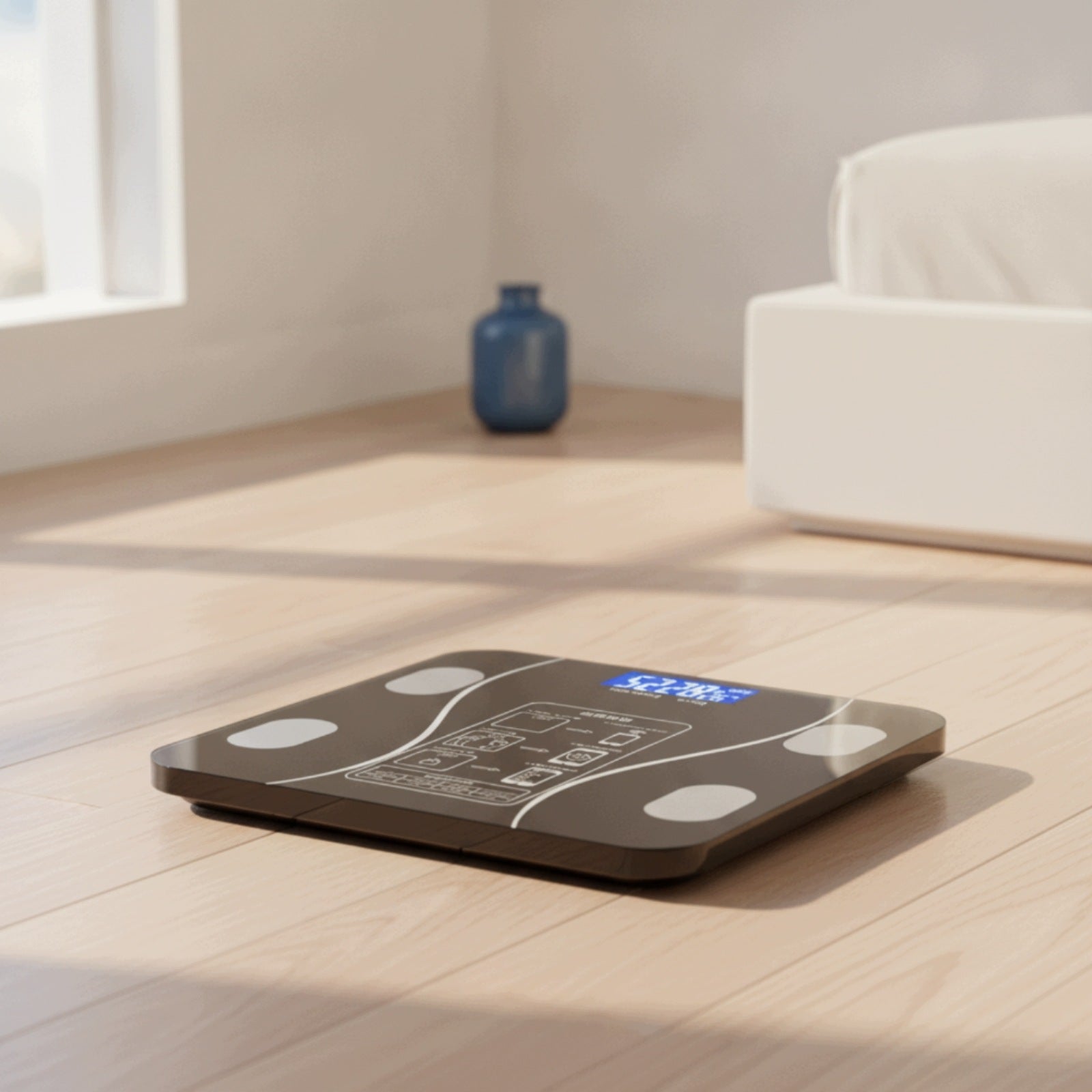 Body Adipose Scale Digital Body Composition Scale Tempered Glass Packaging status original
