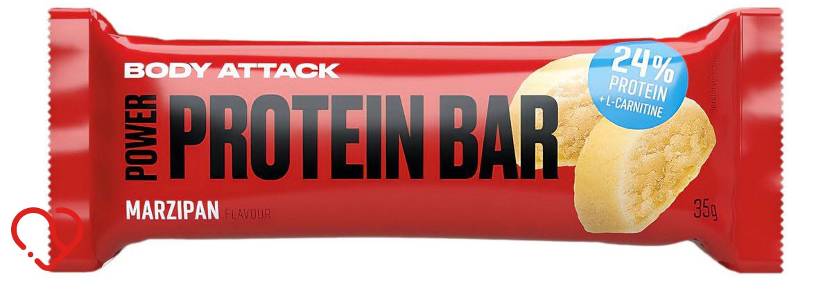 Body Attack Protein Bar 24% Protein Marzipan 35 g