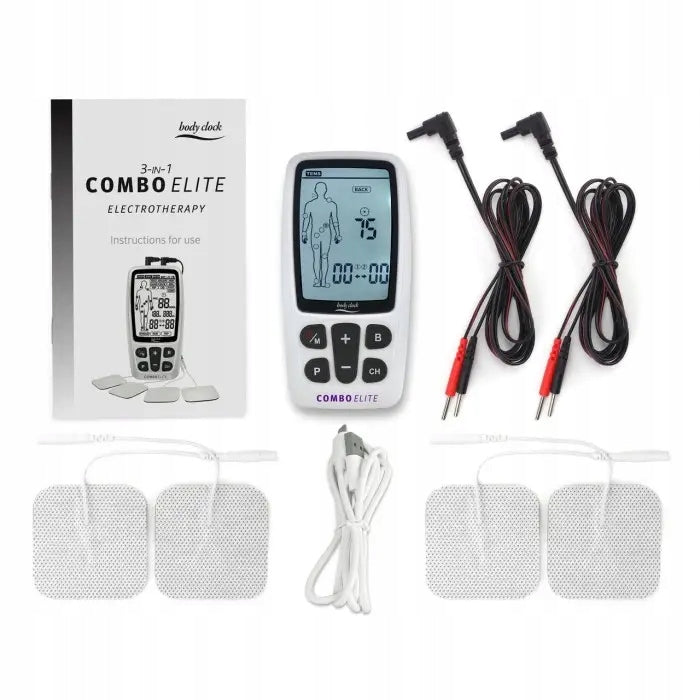 Body Clock 3-in-1 Combo Elite - elektroterapeutický přístroj s 60 programy Packaging status original